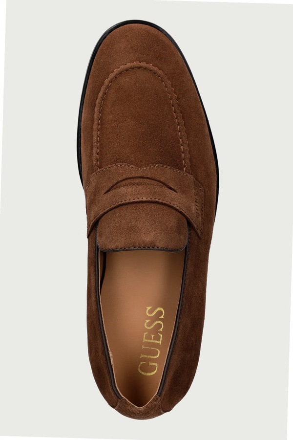 Мокасини чоловічі замшеві Guess DRIFTKIN колір коричневий фото 4
