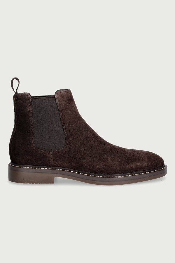Челсі чоловічі замшеві Guess DOVA колір коричневий