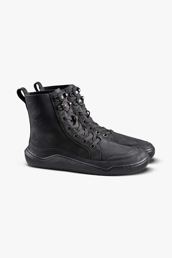 Взуття чоловіче шкіряне Vivobarefoot GOBI BOOT колір чорний фото 2