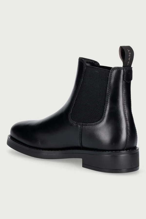 Челсі чоловічі шкіряні Gant Prepdale колір чорний фото 3