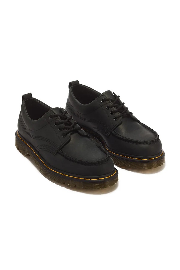 Напівчеревики шкіряні Dr. Martens Lowell колір чорний