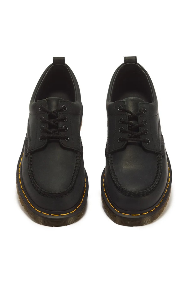 Напівчеревики шкіряні Dr. Martens Lowell колір чорний фото 4
