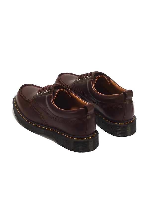 Мокасини шкіряні Dr. Martens Lowell колір коричневий фото 3