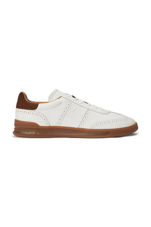 Hrt Aera Bro кросівки жіночі шкіряні Polo Ralph Lauren колір білий