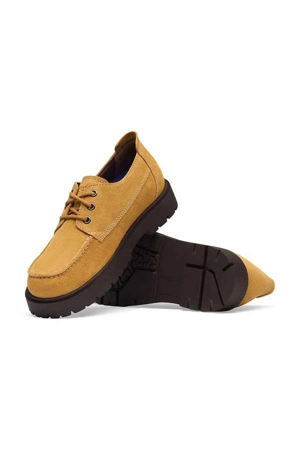 Напівчеревики замшеві Birkenstock Highwood Moc Lace Suede Leather колір коричневий фото 4