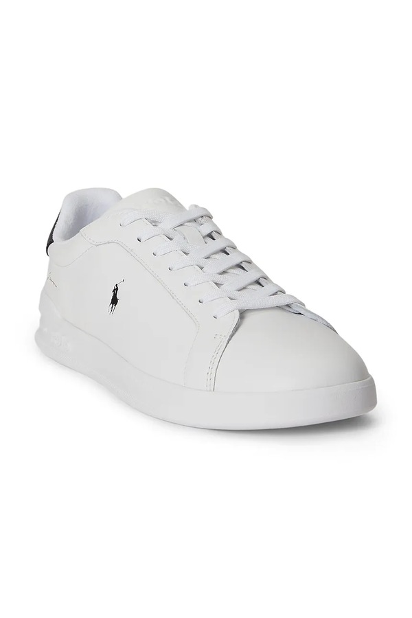 Hrt Crt Sig кросівки шкіряні Polo Ralph Lauren колір білий