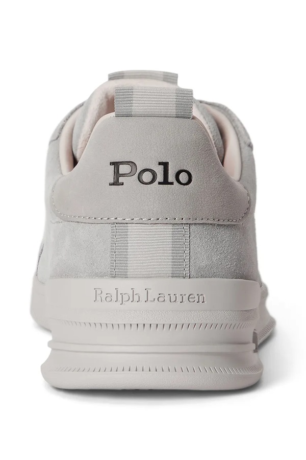 Hrt Crt Rib кросівки замшеві Polo Ralph Lauren колір сірий фото 4