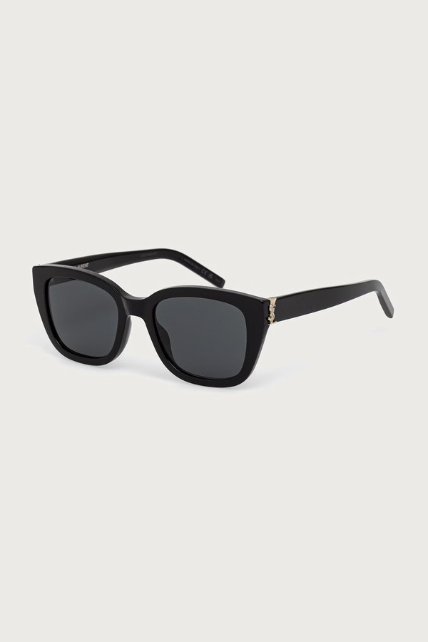Сонцезахисні окуляри "cat eyes" жіночі Saint Laurent колір чорний