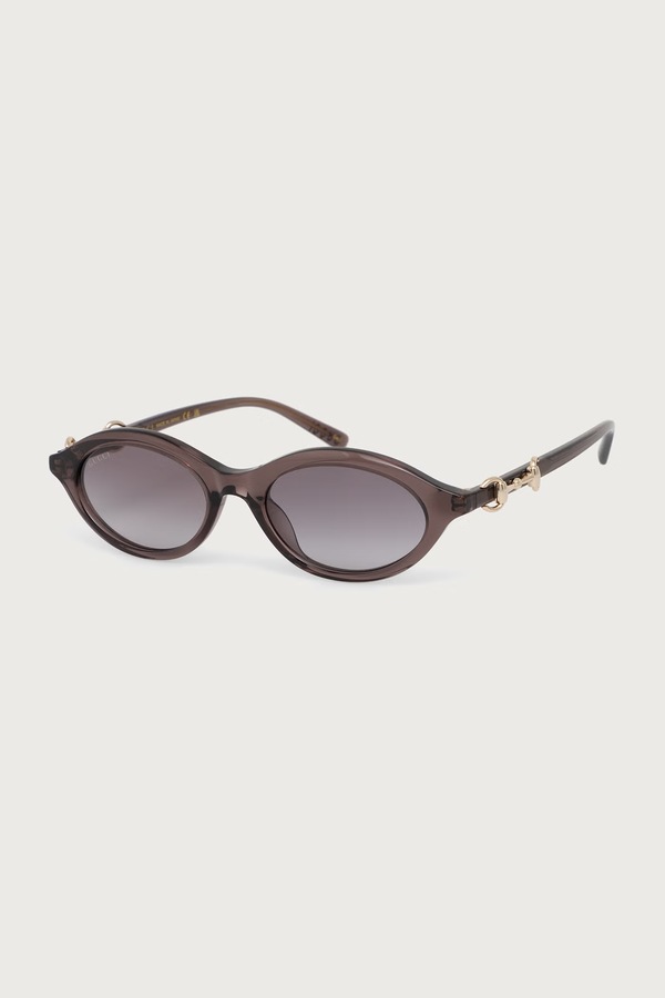 Сонцезахисні окуляри "cat eyes" жіночі Gucci колір коричневий