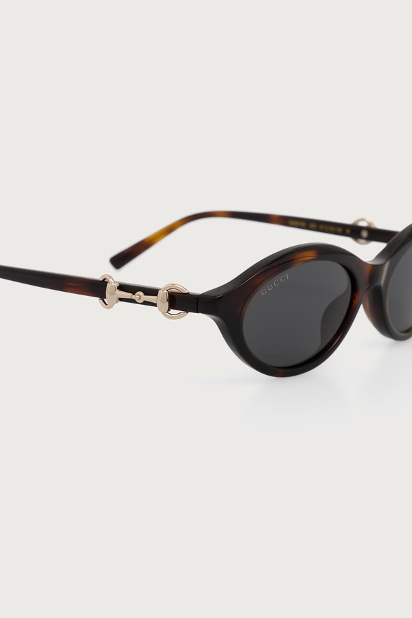 Сонцезахисні окуляри "cat eyes" жіночі Gucci колір коричневий фото 3