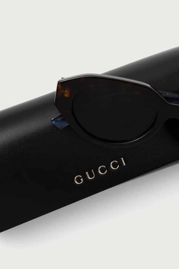 Сонцезахисні окуляри жіночі Gucci колір коричневий фото 3