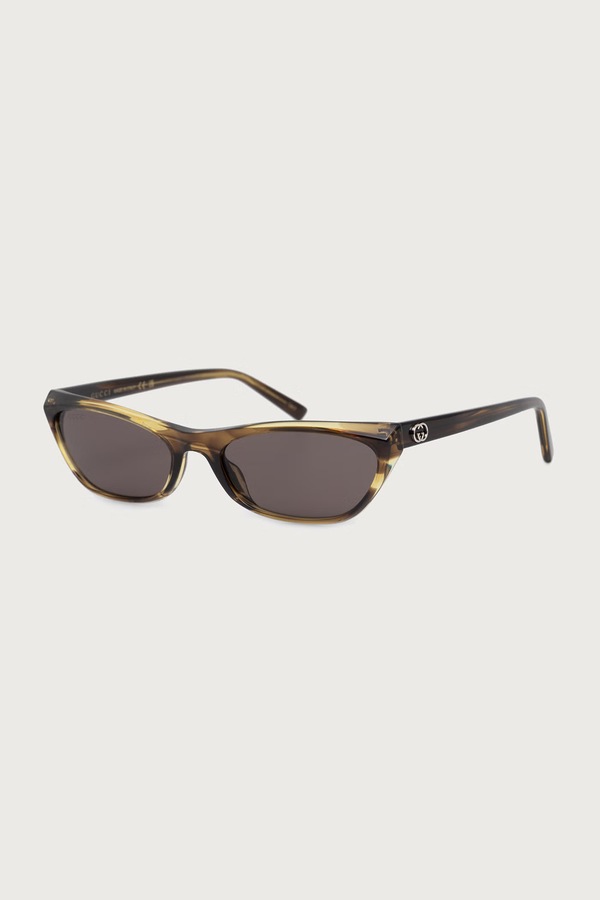Сонцезахисні окуляри "cat eyes" жіночі Gucci колір зелений