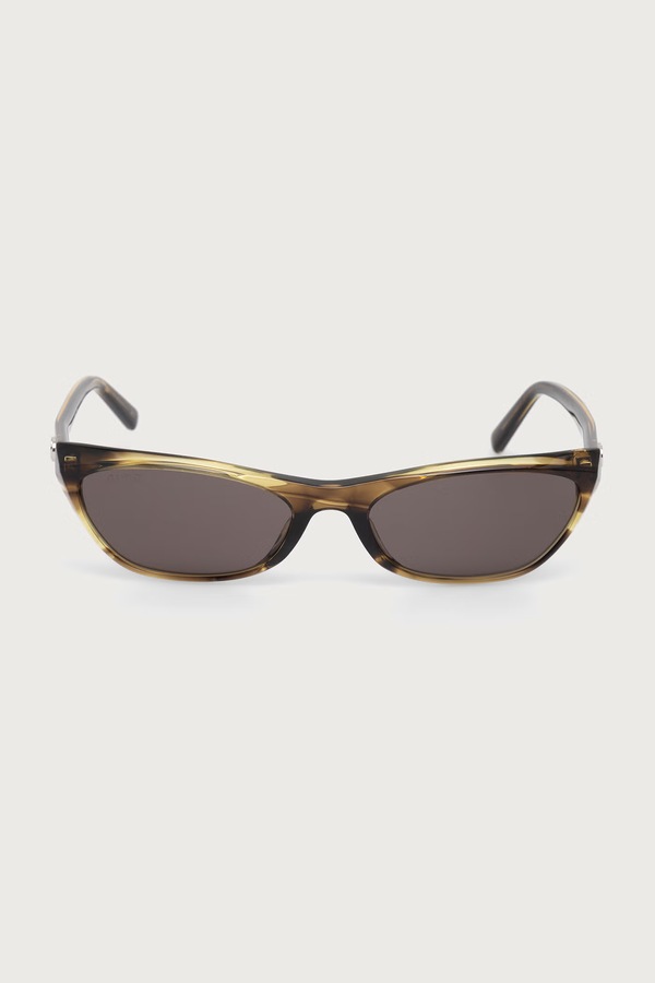 Сонцезахисні окуляри "cat eyes" жіночі Gucci колір зелений фото 2