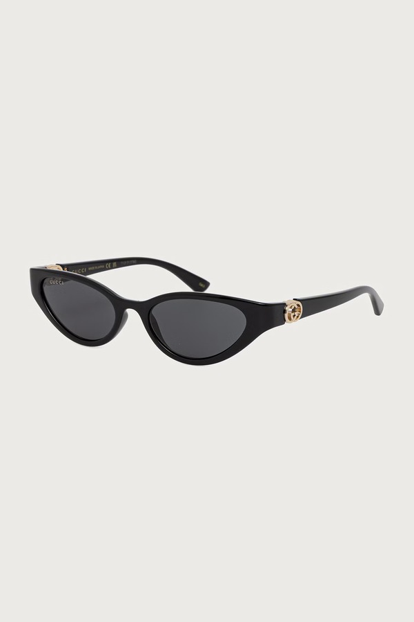 Сонцезахисні окуляри "cat eyes" жіночі Gucci колір чорний