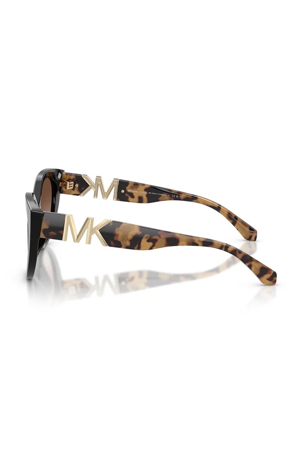 Сонцезахисні окуляри "cat eyes" жіночі Michael Kors CATALINA колір чорний фото 3