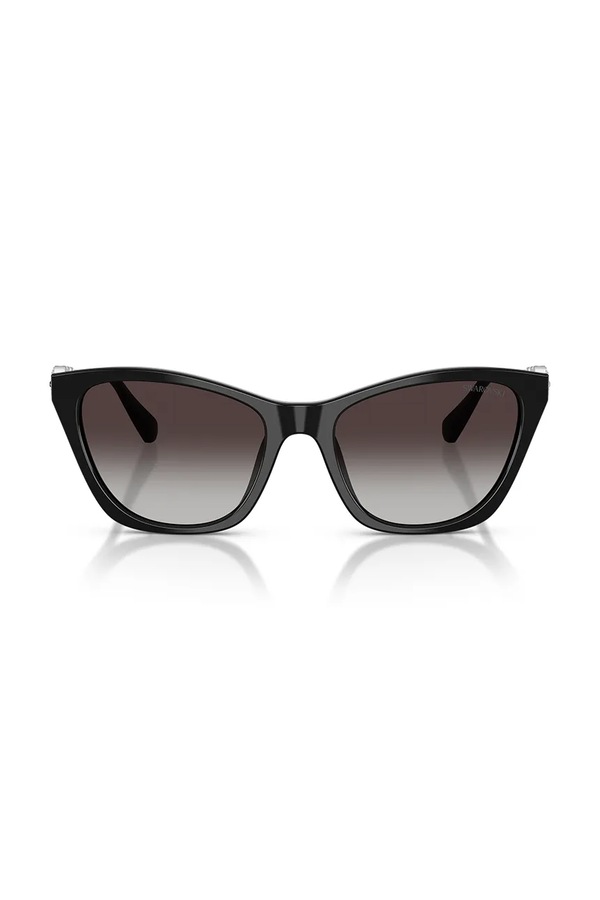 Сонцезахисні окуляри "cat eyes" жіночі Swarovski UNA колір чорний
