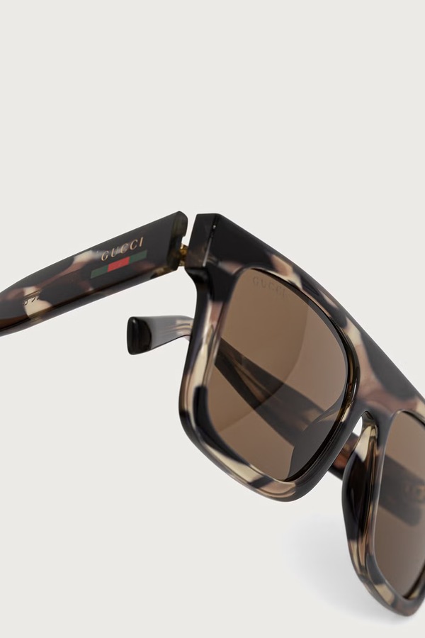 Сонцезахисні окуляри чоловічі Gucci колір коричневий фото 3