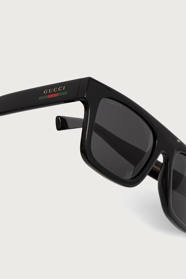 Сонцезахисні окуляри чоловічі Gucci колір чорний фото 3