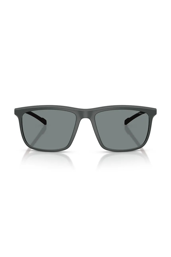 Сонцезахисні окуляри чоловічі Emporio Armani колір сірий фото 2