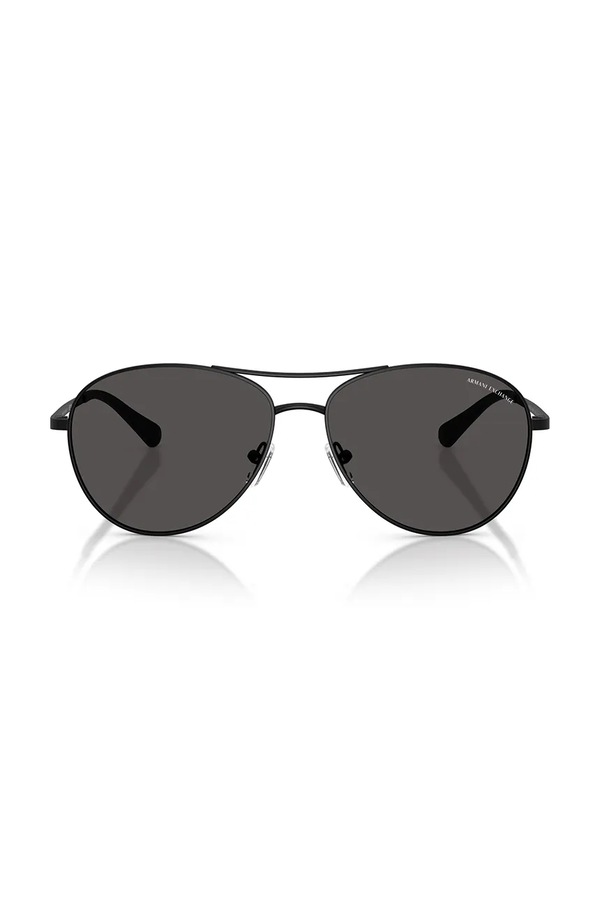 Сонцезахисні окуляри чоловічі Armani Exchange колір чорний фото 2