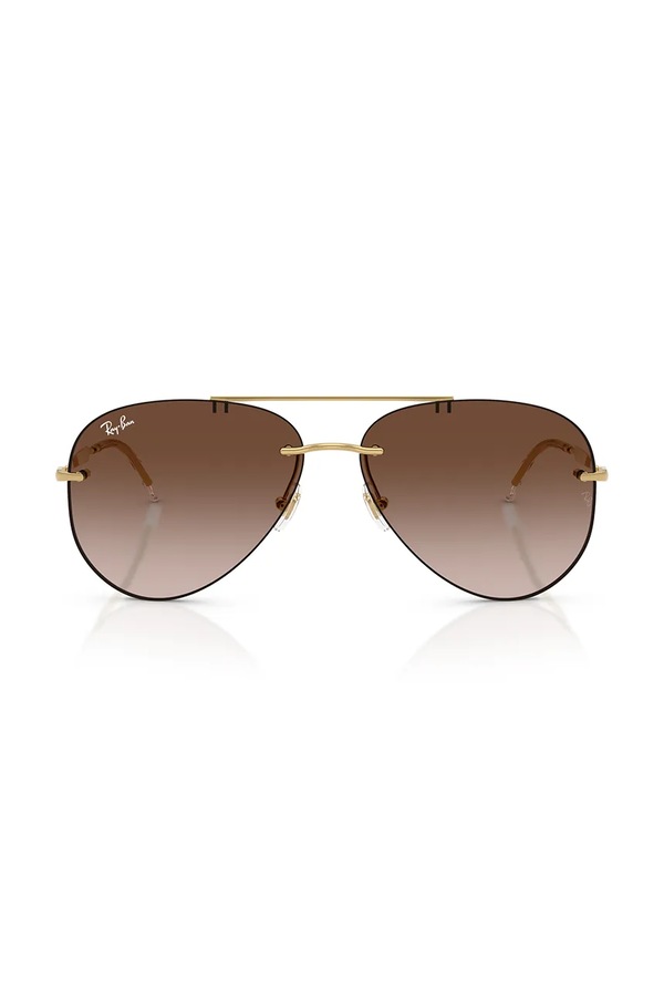 Сонцезахисні окуляри Ray-Ban колір золотий фото 2