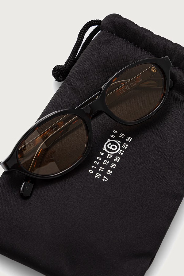 Сонцезахисні окуляри MM6 Maison Margiela Lunettes 2 колір коричневий фото 3
