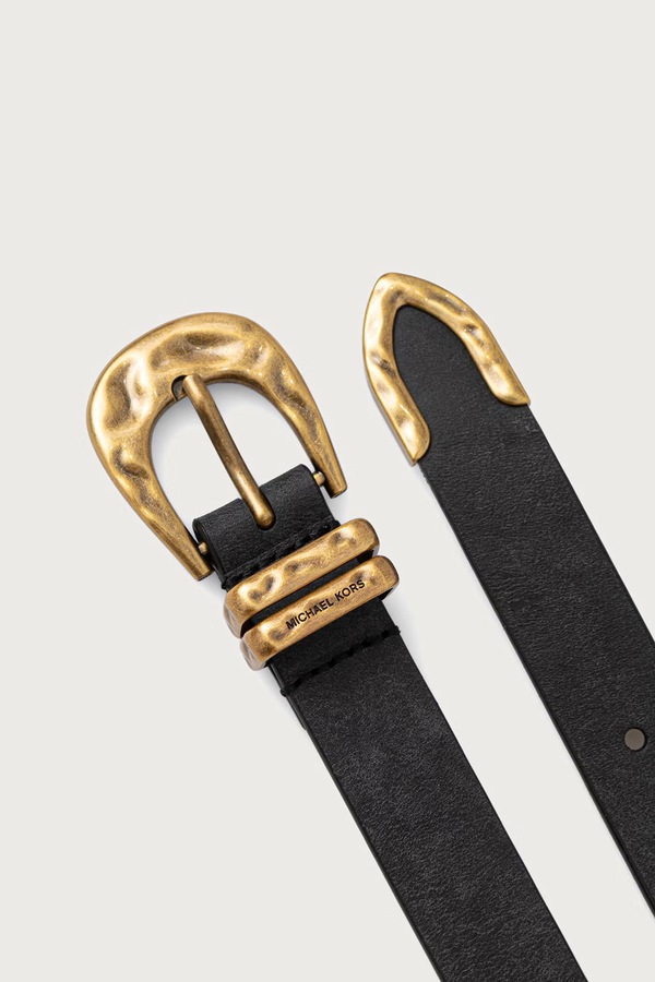 Ремень женский кожаный MICHAEL Michael Kors цвет черный