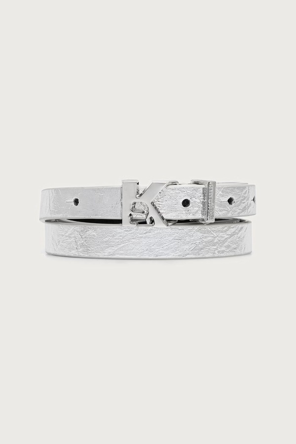 Ремень женский Karl Lagerfeld Jeans цвет серебряный фото 2