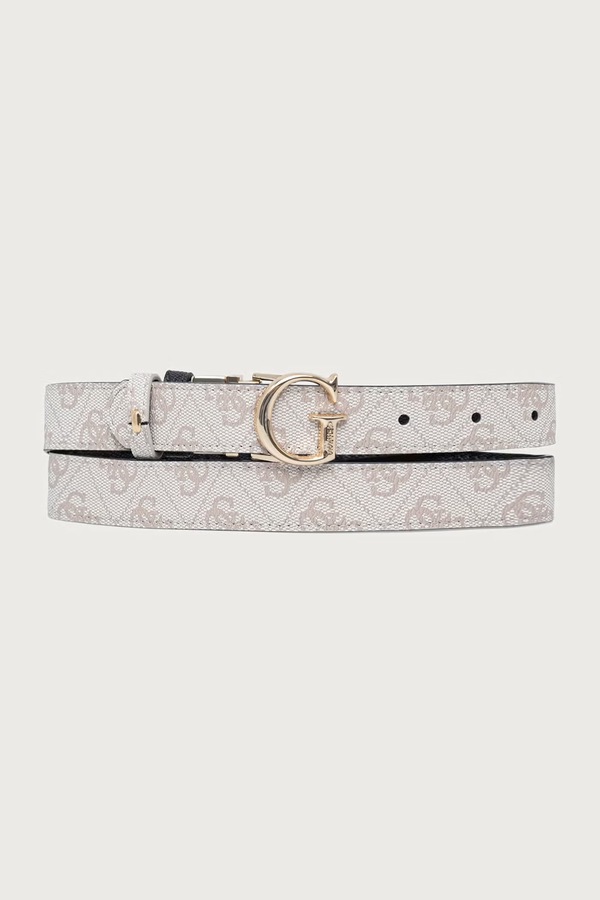 Двосторонній ремінь жіночий Guess LINDSEY колір сірий