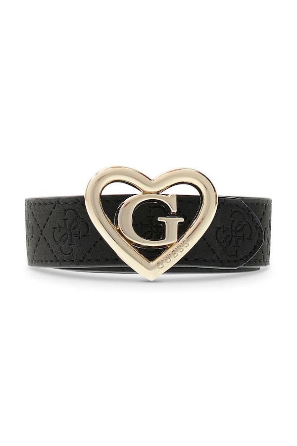 Ремінь дитячий зі штучної шкіри Guess колір чорний