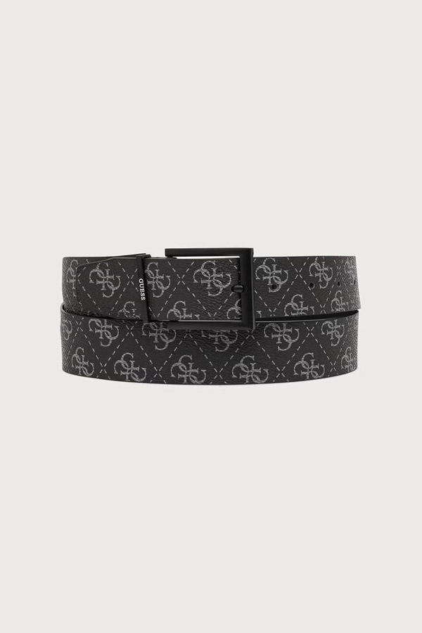 Ремень мужской из искусственной кожи Guess цвет черный фото 2