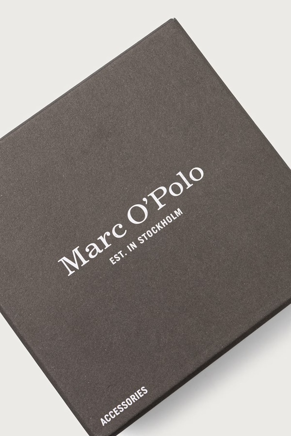 Ремень мужской кожаный Marc O'Polo цвет черный фото 2