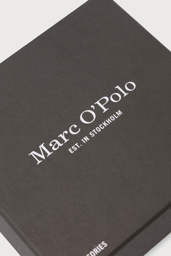 Плетений ремінь чоловічий Marc O'Polo колір чорний фото 3