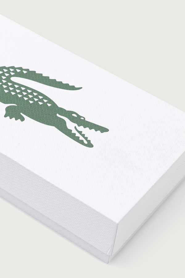Ремінь чоловічий шкіряний Lacoste колір коричневий фото 3
