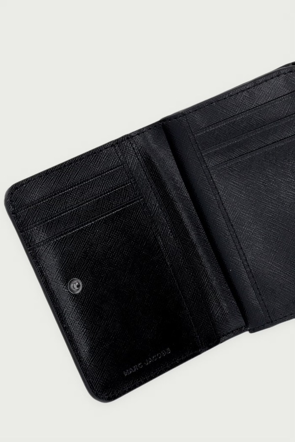 Гаманець жіночий MARC JACOBS THE MINI COMPACT WALLET колір чорний фото 2