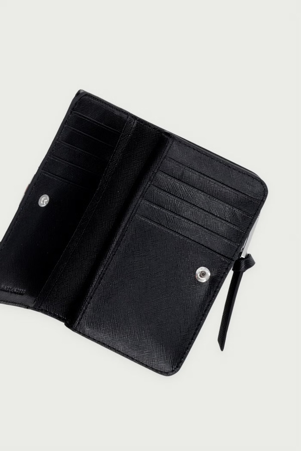 Гаманець жіночий шкіряний MARC JACOBS THE COMPACT WALLET колір чорний фото 2