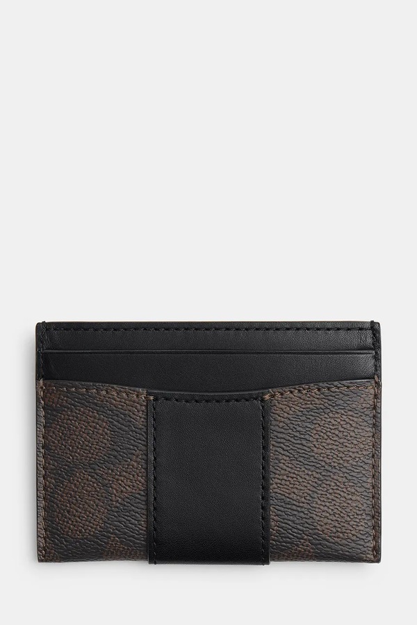Чохол для карток жіночий Coach колір чорний фото 2