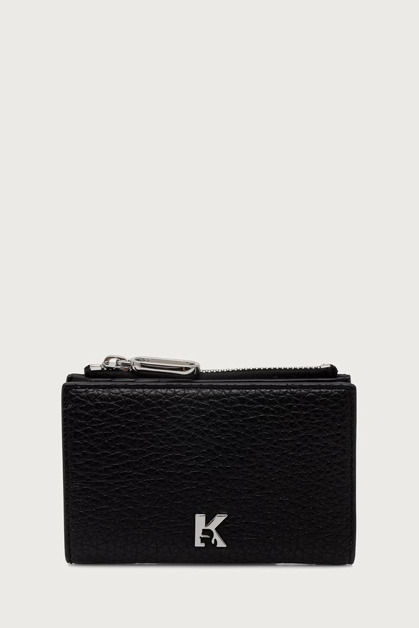 Гаманець жіночий зі штучної шкіри Karl Lagerfeld Jeans колір чорний