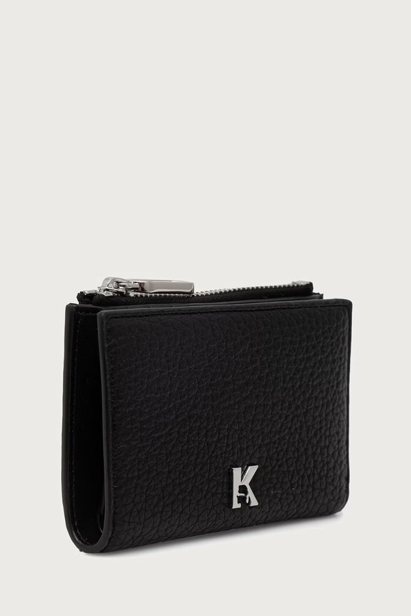 Гаманець жіночий зі штучної шкіри Karl Lagerfeld Jeans колір чорний