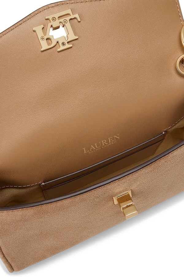 Гаманець жіночий шкіряний Lauren Ralph Lauren колір бежевий фото 4