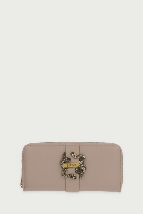 Кошелек женский из искусственной кожи Just Cavalli цвет бежевый