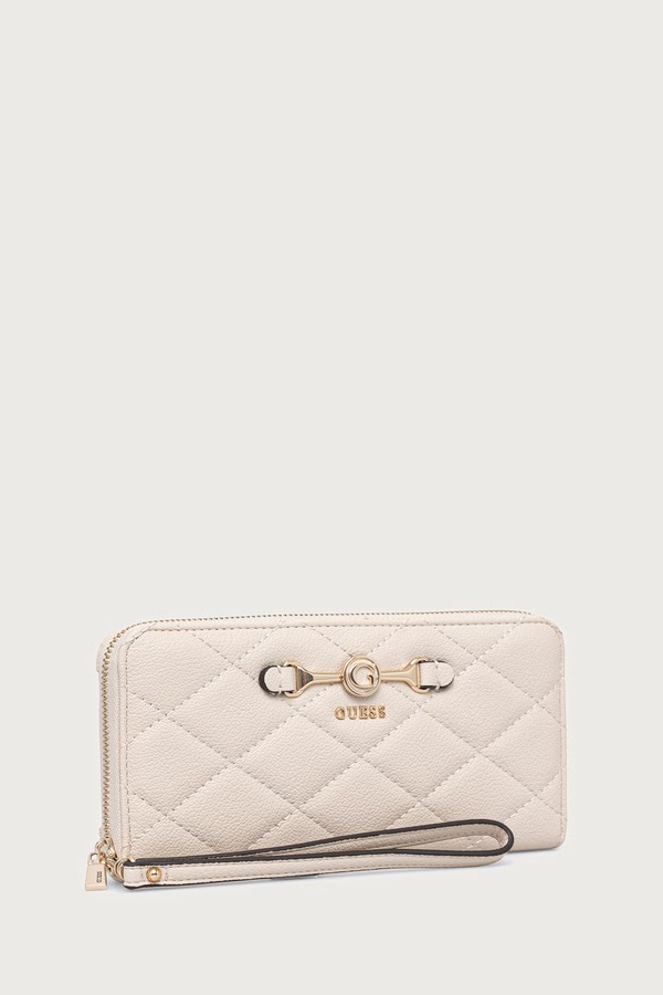 Кошелек женский из искусственной кожи Guess FRANCES цвет бежевый