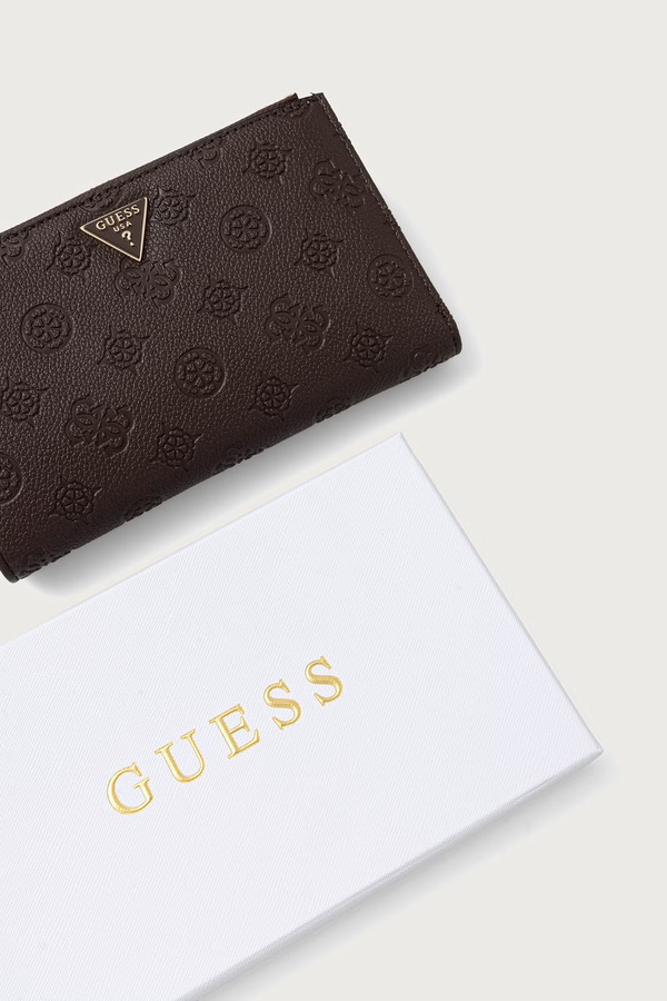 Гаманець жіночий Guess BLAKE колір коричневий фото 4
