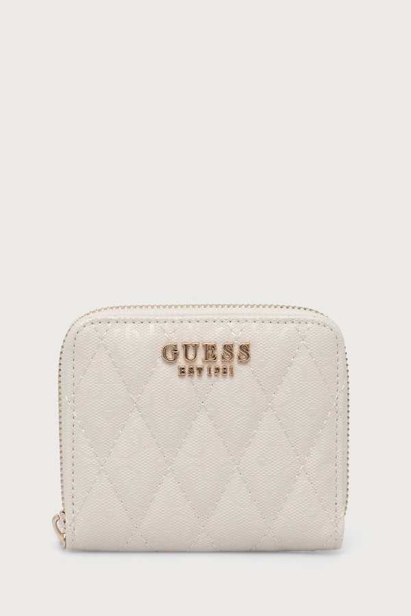 Гаманець жіночий зі штучної шкіри Guess TAMARA колір бежевий