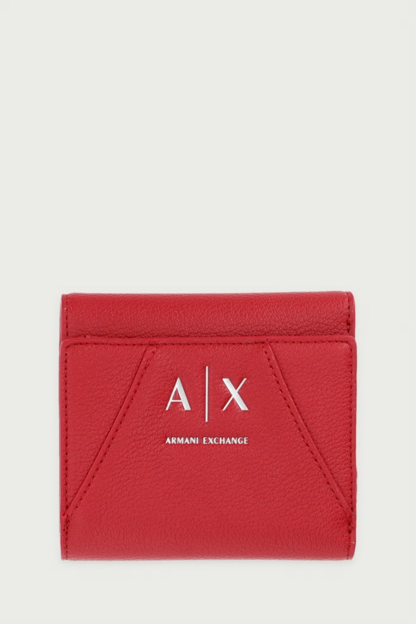 Кошелек женский из искусственной кожи Armani Exchange цвет бордовый