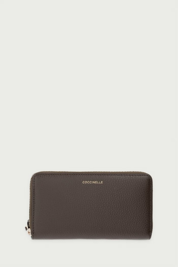 Кошелек женский кожаный Coccinelle цвет зеленый