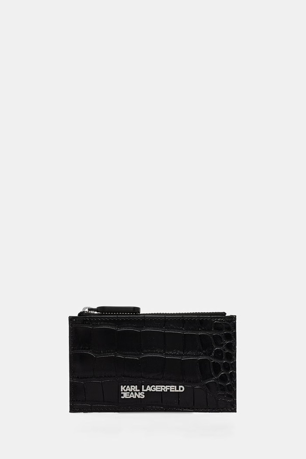 Чохол для ключів жіночий зі штучної шкіри Karl Lagerfeld Jeans колір чорний