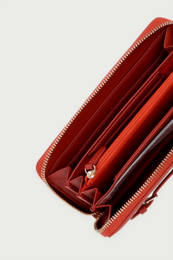 Гаманець жіночий зі штучної шкіри Valentino Bags ARCHI колір помаранчевий фото 3
