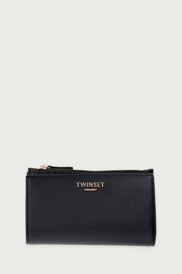 Гаманець зі штучної шкіри Twinset колір чорний