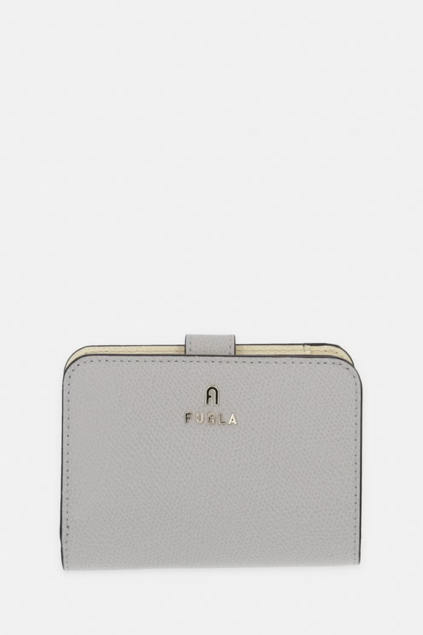 Гаманець жіночий шкіряний Furla колір сірий